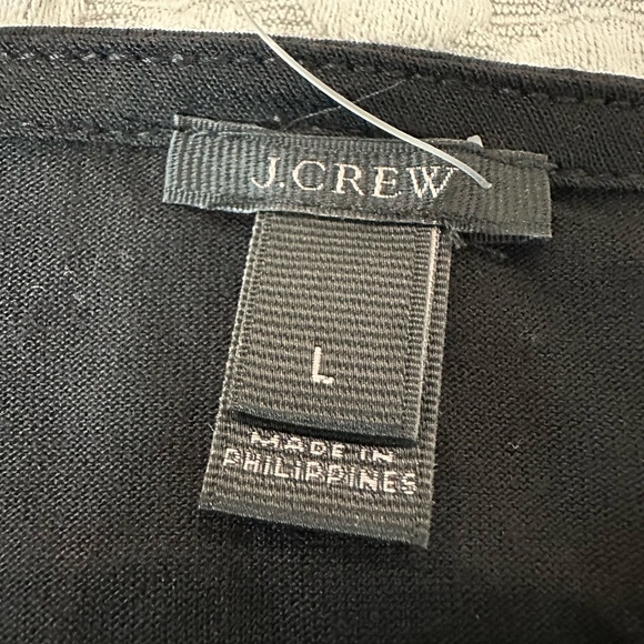 J. Crew Wraparound Top,  Black, Size L, NWOT - Picture 4 of 12